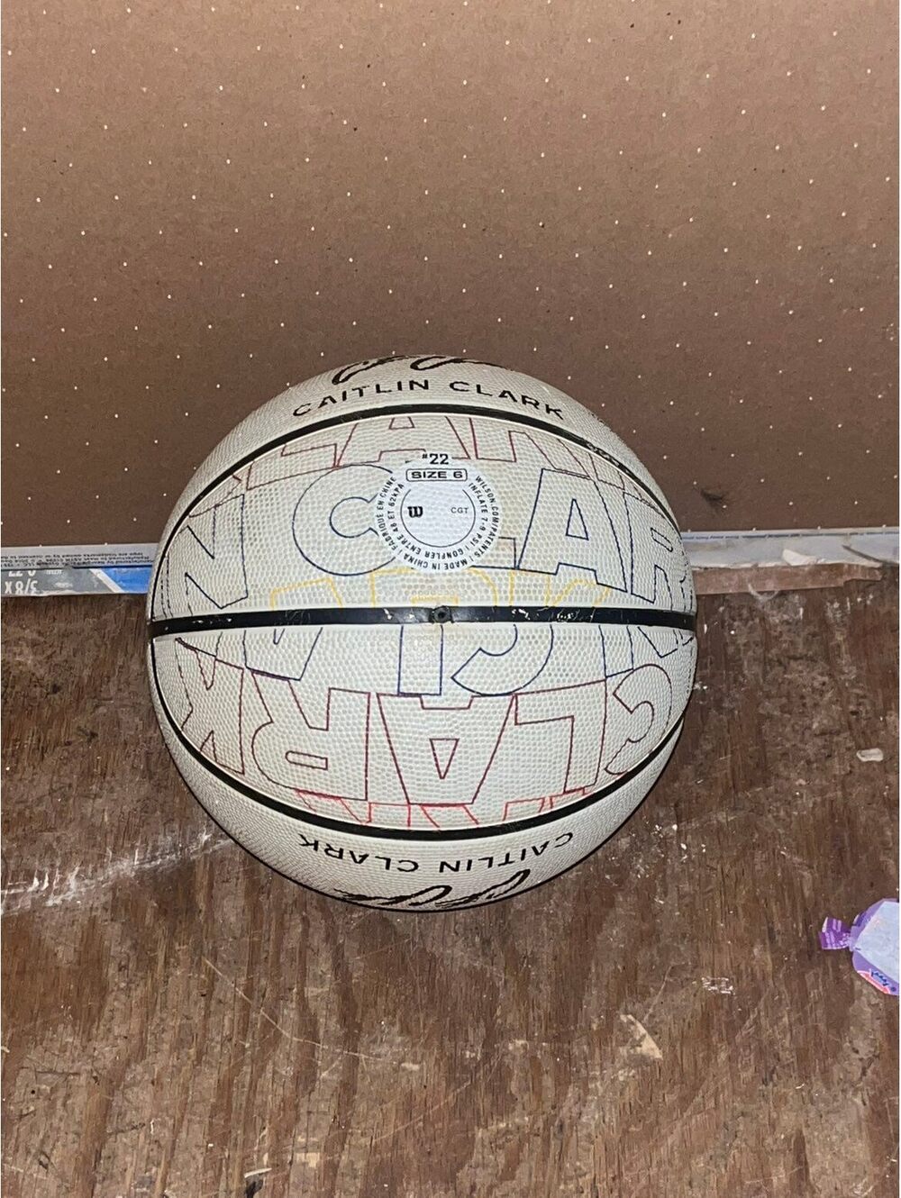 Wilson Caitlin Clark Signed Basketball